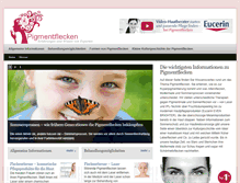 Tablet Screenshot of pigmentflecken-behandeln.com